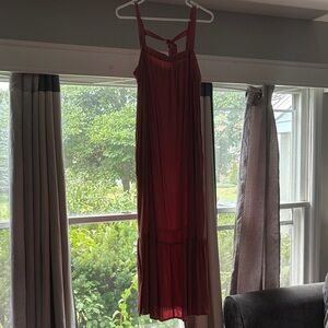 Old Navy Red Maxi Dress